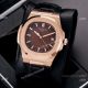 Best Knockoff Patek Philippe Nautilus Leather Watches 2-Tone Rose Gold (4)_th.jpg